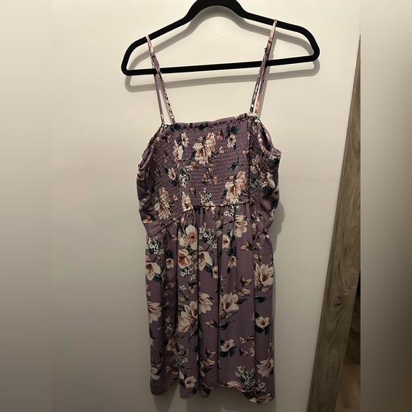 Xhileration Floral Swing Dress - Picture 2 of 3